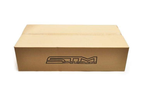 STM Stainless Steel Downpipe Recirc for FP SS Housing | 2001-2006 Mitsubishi Lancer Evolution 7/8/9 (STM-EVO-O2DPFP-RC)