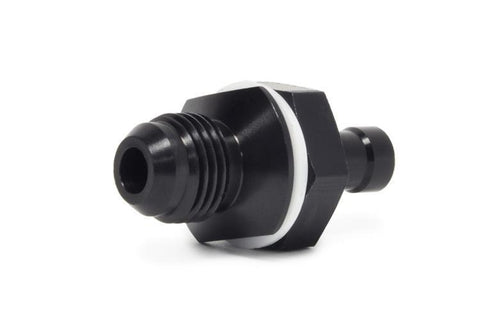 STM -6AN Black Anodized E85 Safe Fuel Bulkhead Fitting (BULKHEAD-6)