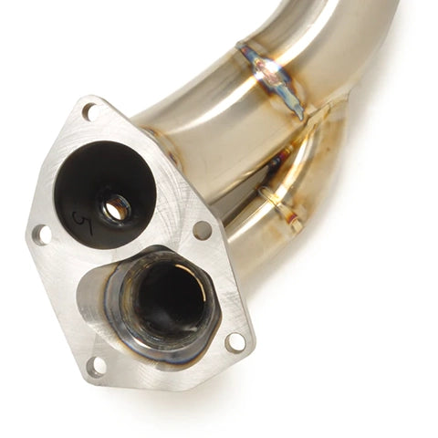 STM O2 Downpipe Recirculated for OEM-Style Housing | 2003-2006 Mitsubishi Lancer Evolution 8/9 (EVO-O2-DP-RC)