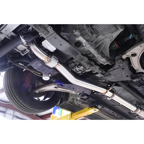 STM O2 Downpipe Recirculated for OEM-Style Housing | 2001-2006 Mitsubishi Lancer Evolution 7/8/9 (EVO-O2-DP-RC)