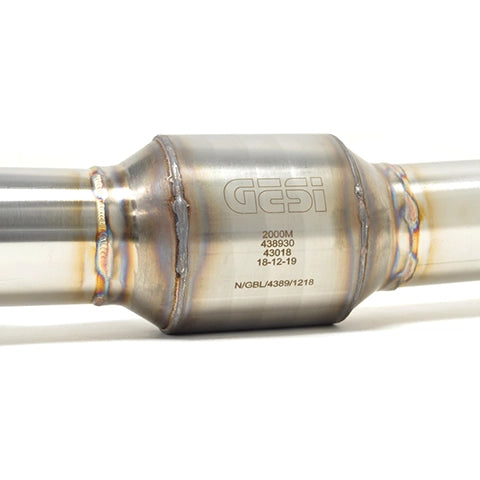 STM Stainless Steel High Flow GESi EPA Cat | 2001-2006 Mitsubishi Lancer Evolution 8/9 (STM-EVO79-HFC)