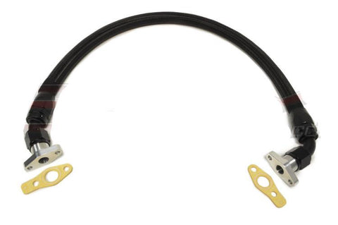 STM Turbo Oil Return Line -10AN | 2003-2007 Mitsubishi Evo 8/9 (EVO89-TORLB-STK)