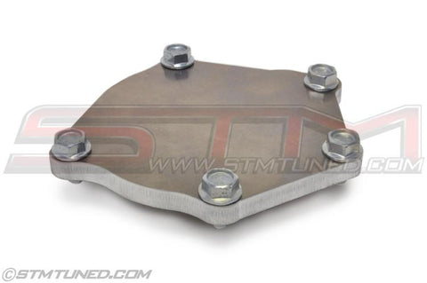 STM Water Pump Block-Off Plate | 2003-2006 Mitsubishi Lancer Evolution 8/9 (EVO89-WPBO)