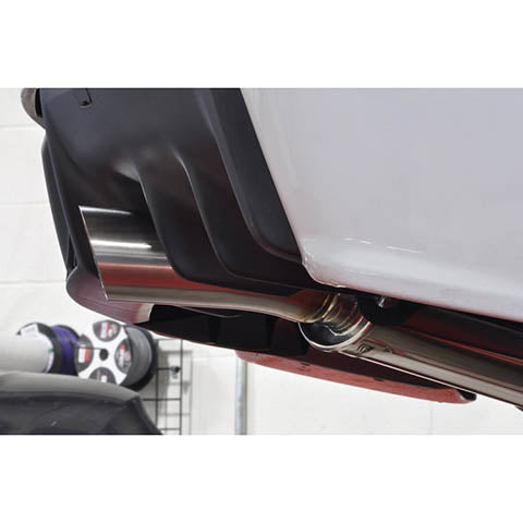STM Stainless Steel Single Exit Cat-Back Exhaust | 2008-2015 Mitsubishi Evo X (EVOX-EX-SE-SS)