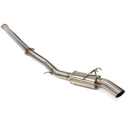 STM Stainless Steel Single Exit Cat-Back Exhaust | 2008-2015 Mitsubishi Evo X (EVOX-EX-SE-SS)