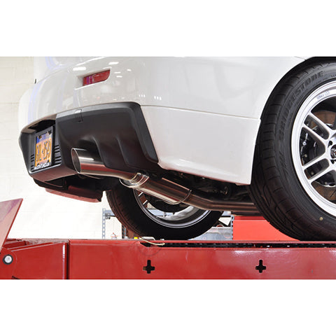 STM Stainless Steel Single Exit Cat-Back Exhaust | 2008-2015 Mitsubishi Evo X (EVOX-EX-SE-SS)