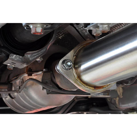 STM Stainless Steel Single Exit Cat-Back Exhaust | 2008-2015 Mitsubishi Evo X (EVOX-EX-SE-SS)