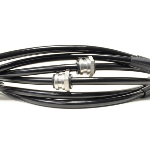 STM Stainless Steel Braided Brake Line Kit | 1996-2001 Mitsubishi Evo (STM-BL-MIT-1000BLK)