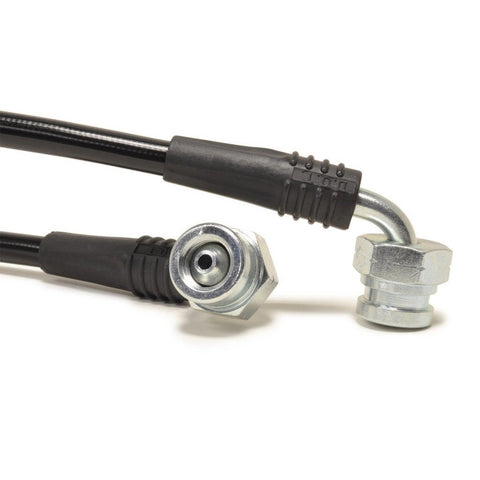 STM Stainless Steel Braided Brake Line Kit | 2001-2006 Mitsubishi Evo (STM-BL-MIT-1020BLK)