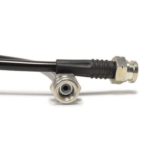 STM Stainless Steel Braided Brake Line Kit | 2001-2006 Mitsubishi Evo (STM-BL-MIT-1020BLK)