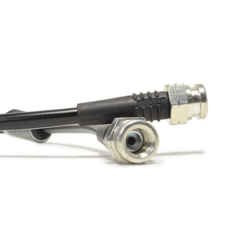 STM Braided Stainless Steel Brake Lines | 2008-2015 Mitsubishi Evo X (STM-BL-MIT-1025BLK)