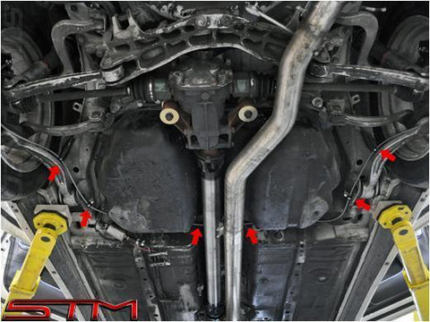 STM Staging Brake Kit | 2001-2006 Mitsubishi Evolution 7/8/9 (EVO-STG-BRK-V2)