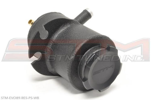 STM Aluminum Power Steering Reservoir | 2003-2006 Mitsubishi Evo 8/9 (STM-EVO89-RES-PS)