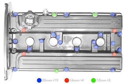 STM Valve Cover Bolt Kit | 2003-2006 Mitsubishi Evo 8/9 (EVO89-VCBK)