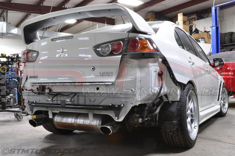 STM Lightweight Rear Bumper Support Bar | 2008-2015 Mitsubishi Lancer Evolution X (STM-EVOX-BSBR)