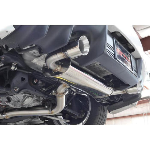 STM Stainless Cat-Back Exhaust - Dual Exit | 2008-2015 Mitsubishi Evo X (STM-EVOX-EXDE-SS)