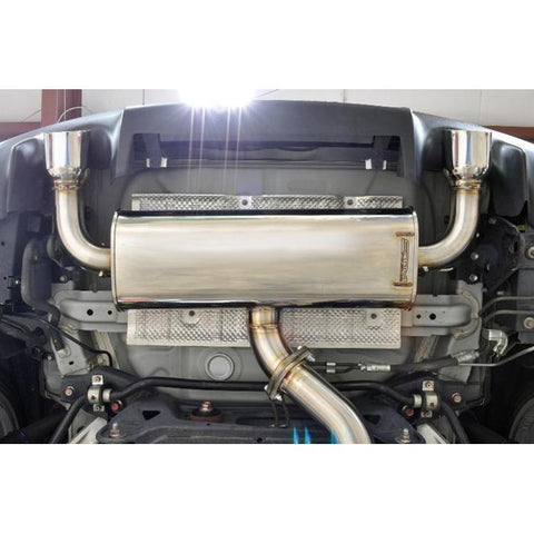 STM Stainless Cat-Back Exhaust - Dual Exit | 2008-2015 Mitsubishi Evo X (STM-EVOX-EXDE-SS)