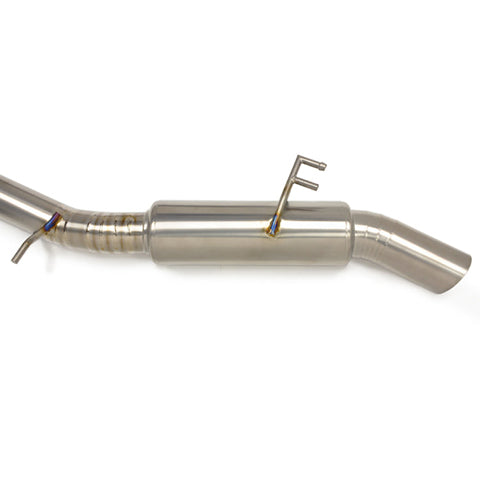 STM Single Exit Titanium Cat-Back Exhaust | 2008-2015 Mitsubishi Evolution X (STM-EVOX-EXSE-PTI)