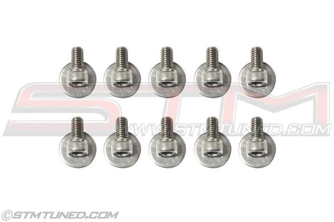 STM Evo X Stainless Headlight & Fender Bolt Kit | 2008-2015 Mitsubishi Evo X (STM-EVOX-SBK-HF)