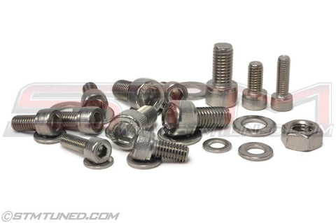 STM Evo X Stainless Power Steering Bolt Kit | 2008-2015 Mitsubishi Evo X (STM-EVOX-SBK-PS)