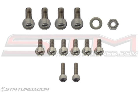 STM Evo X Stainless Power Steering Bolt Kit | 2008-2015 Mitsubishi Evo X (STM-EVOX-SBK-PS)