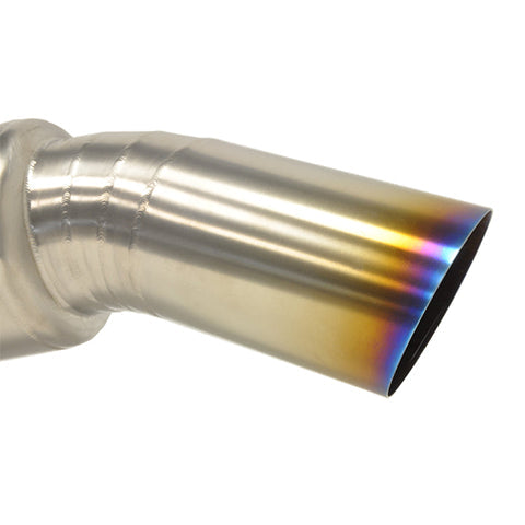 STM Single Exit Titanium Cat-Back Exhaust | 2008-2015 Mitsubishi Evolution X (STM-EVOX-EXSE-PTI)