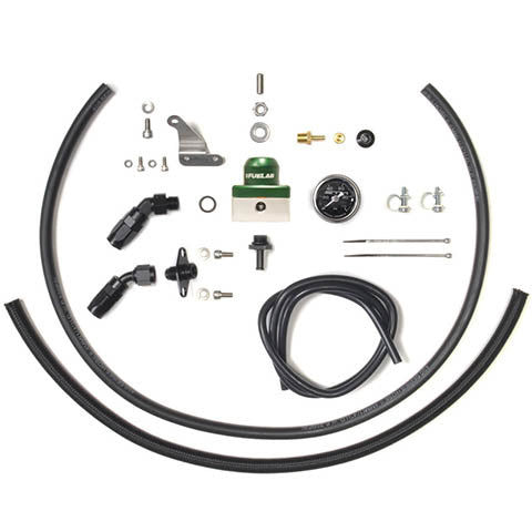 STM E85 Safe Fuel Pressure Regulator Kit | 2003-2006 Mitsubishi Evo 8/9 (EVO89-STD-FPRK)