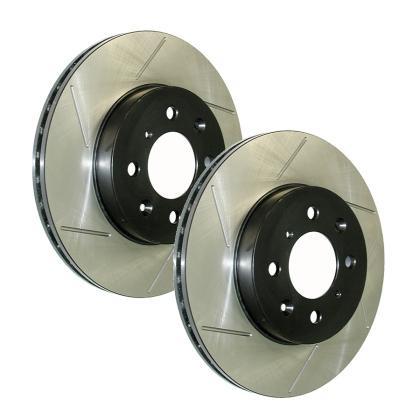 Stop Tech Power Slot Front Left Slotted Rotor (10 Camaro SS 8cyl / 09 Pontiac G8 GXP) - Modern Automotive Performance
