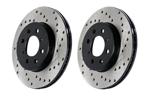 StopTech Drilled Brake Rotor - RR | 2010-2014 Volkswagen Golf GTI (128.33099R) - Modern Automotive Performance
