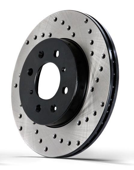 StopTech Drilled Cryo Rotor - Front Right | Multiple Fitments (128.42100CR)