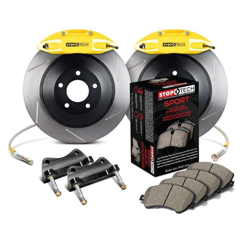 StopTech Front Touring Big Brake Kit with 1pc Slotted Rotors | Multiple Volkswagen / Audi Fitments (82.895.5N00)