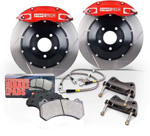 Stoptech BBK Front ST-40 Red Caliper 328 x 28 Slotted Rotor (13 Subaru BRZ / Scion FR-S) - Modern Automotive Performance
