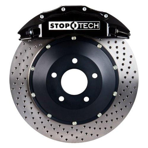 StopTech Front BBK w/ST-40 Caliper Drilled 355X32 2pc Rotor | 2015-2017 Volkswagen MK7 GTI (83.895.4700.22)