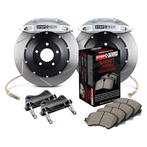 StopTech Front Big Brake Kit with 355x32mm 2pc Slotted Rotors | 2015-2017 Volkswagen GTI (83.895.4700.71)