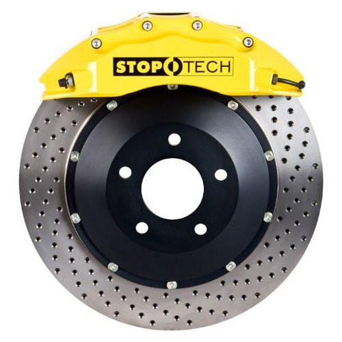 StopTech Front BBK w/ST-40 Caliper Drilled 355X32 2pc Rotor | 2015-2017 Volkswagen MK7 GTI (83.895.4700.22)