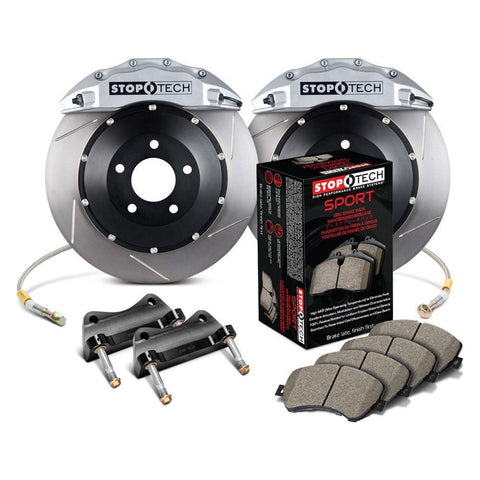 StopTech Front Big Brake Kit with 355x32mm 2pc Slotted Rotors | 2015-2017 Volkswagen GTI (83.895.6700.71)
