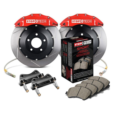 StopTech Front Big Brake Kit with 355x32mm 2pc Slotted Rotors | 2015-2017 Volkswagen GTI (83.895.6700.71)