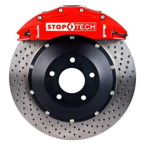 StopTech Front BBK w/ST-60 Caliper Drilled 355X32 2pc Rotor | 2015-2017 Volkswagen MK7 GTI (83.895.6700.22)