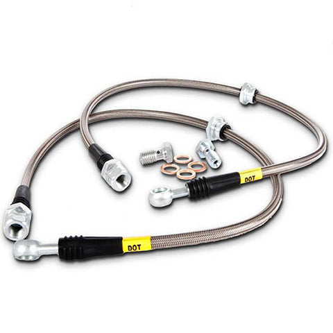 Stoptech Rear Stainless Steel Brake Line Kit | 1992-1994 Audi S4 and 1995 Audi S6 (950.33506)