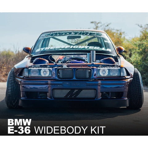 StreetFighter LA Wide Body Kit | 1990-2000 BMW E36 Coupe (SFXLA-E36-2DR)
