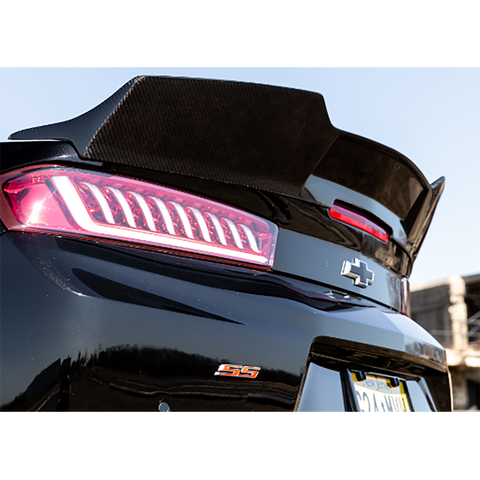 StreetFighter LA Rear Spoiler | 2016-2021 Chevrolet Camaro (SFXLA-CAMRO6-SPLFRP/SPLCBN)