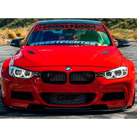 StreetFighter LA Front Lip | 2011-2019 BMW F30 3-Series (SFXLA-F30-FLFRP/FLCBN)