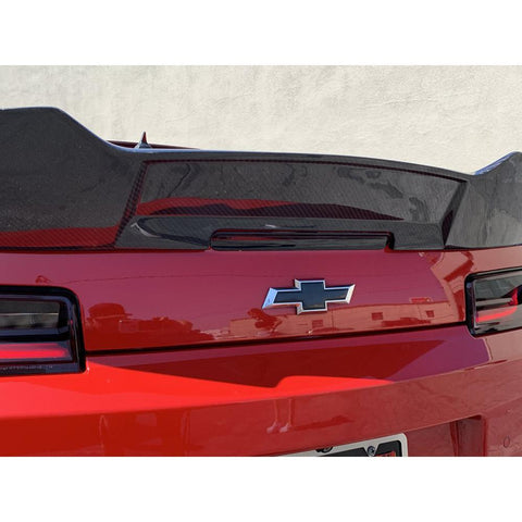 StreetFighter LA Rear Spoiler | 2014-2015 Chevrolet Camaro (SFXLA-CAMRO51415-SPLFRP/SPLCBN)