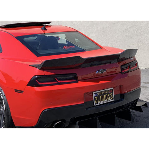 StreetFighter LA Rear Spoiler | 2014-2015 Chevrolet Camaro (SFXLA-CAMRO51415-SPLFRP/SPLCBN)