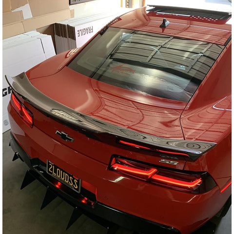 StreetFighter LA Rear Spoiler | 2014-2015 Chevrolet Camaro (SFXLA-CAMRO51415-SPLFRP/SPLCBN)