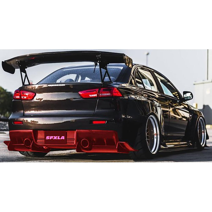 StreetFighter LA Rear Diffuser | 2008-2015 Mitsubishi Evo X (SFXLA-EVO ...