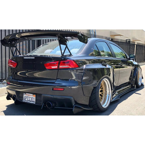 StreetFighter LA Rear Diffuser | 2008-2015 Mitsubishi Evo X (SFXLA-EVO ...
