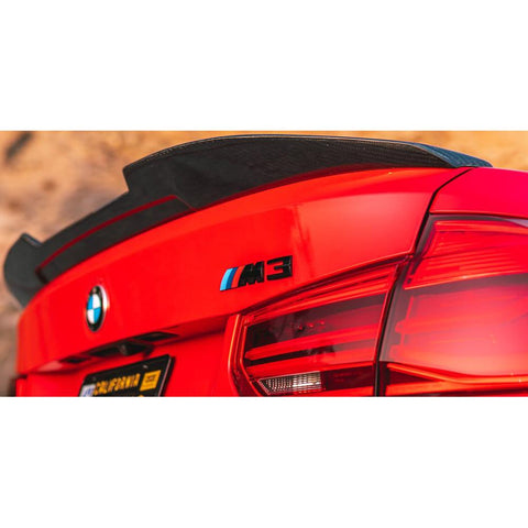 StreetFighter LA Rear Carbon Fiber Spoiler | 2011-2019 BMW 3-Series and 2011-2021 BMW M3 (SFXLA-F30F80-SPLCBN)