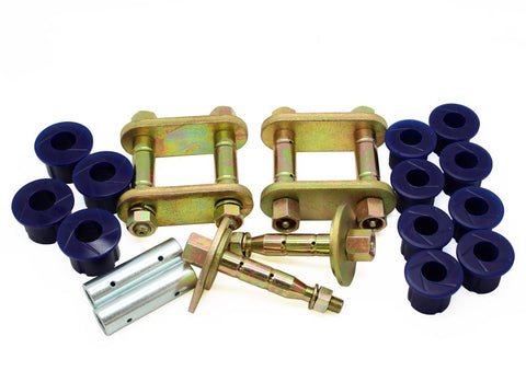 SuperPro Rear Greaseable Shackle and Bushing Kit | 1998 - 2002 Nissan Frontier (KIT136SK)
