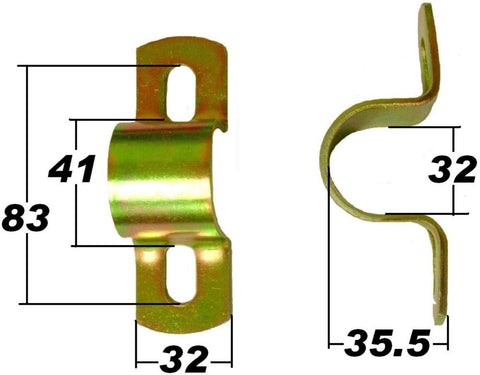 SuperPro Sway Bar Steel Mount Bracket | Universal (SPF0984K)